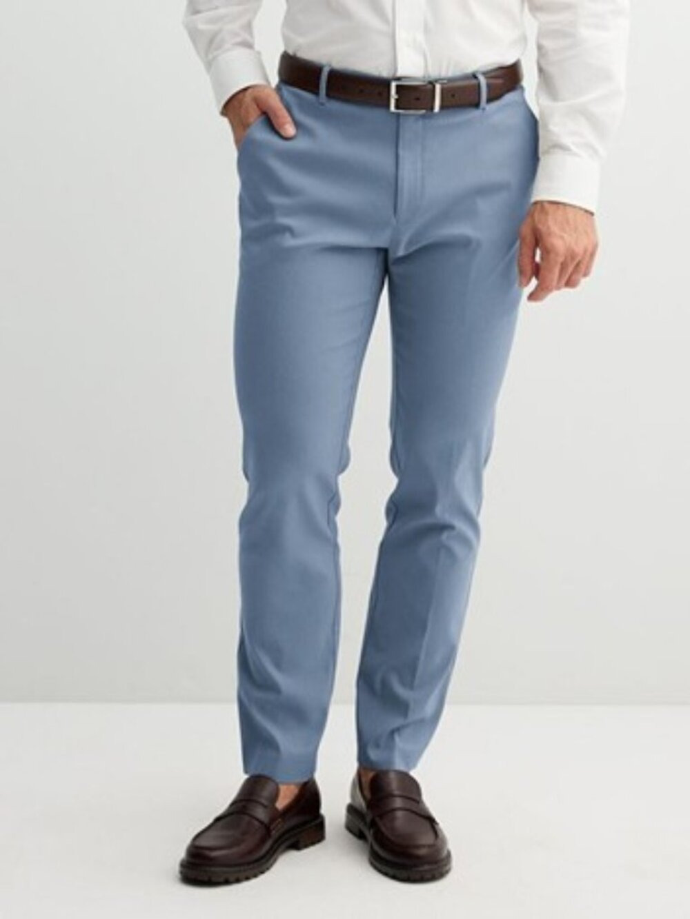 Men's Apt. 9 Premier Flex Slim-Fit Stretch Dress Pants, Size 32 X 32, Light Blue